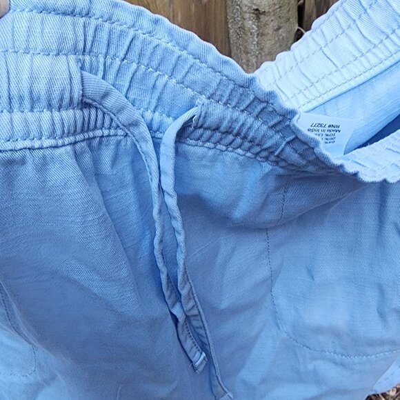 *NWT* Women's XL Sonoma pull-on mini skirt Lt Blue Rayon mix - Picture 3 of 5